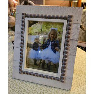 New, Brown Distressed Barnwood Frame: 10x9